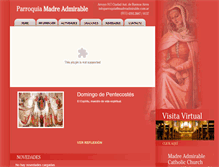 Tablet Screenshot of madreadmirable.com.ar